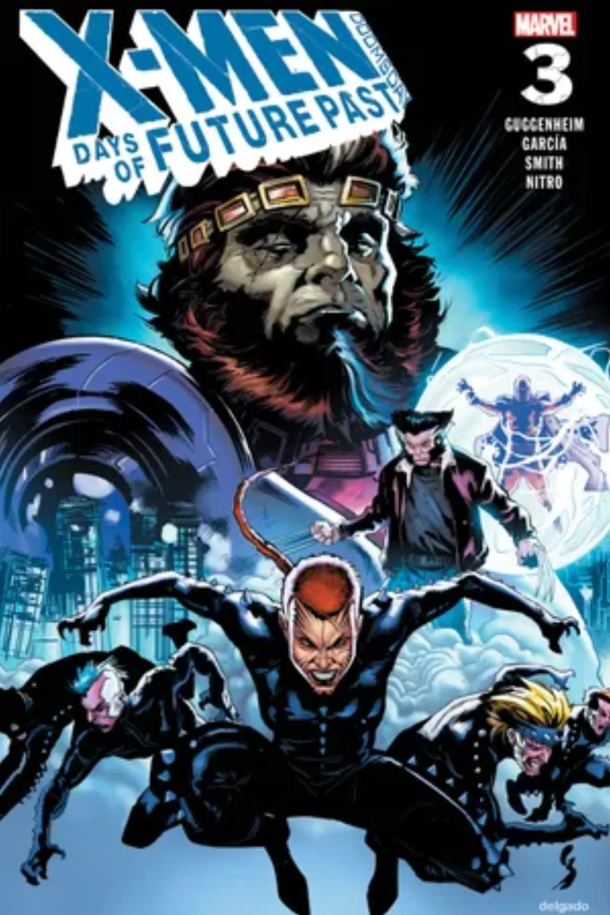 『X-Men: Days of Future Past - Doomsday』第3号カバー