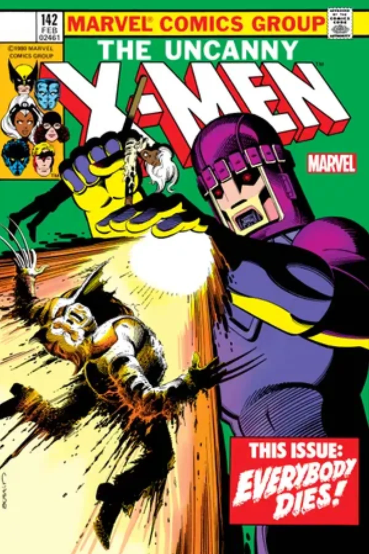 『Uncanny X-Men』第142号カバー