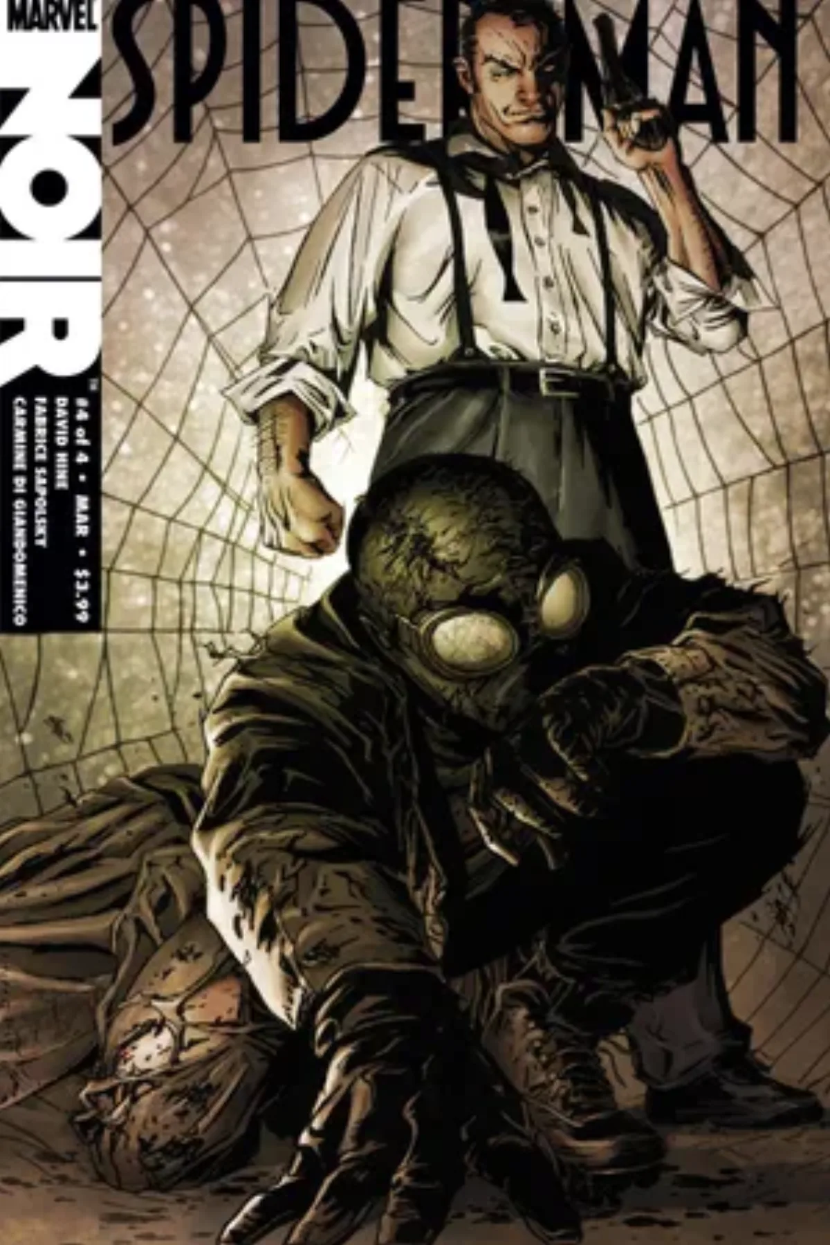 『Spider-Man Noir』第4号カバー