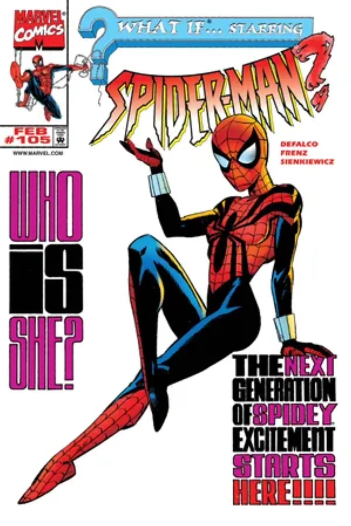 『What If?』第105号のスパイダーガール表紙