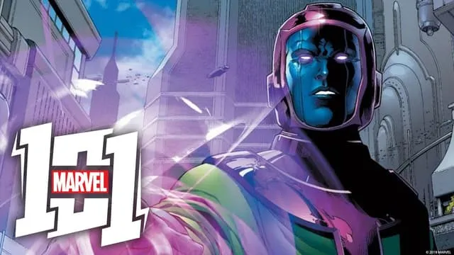 Marvel公式のカーンと複数の時間上の姿を描いた画像