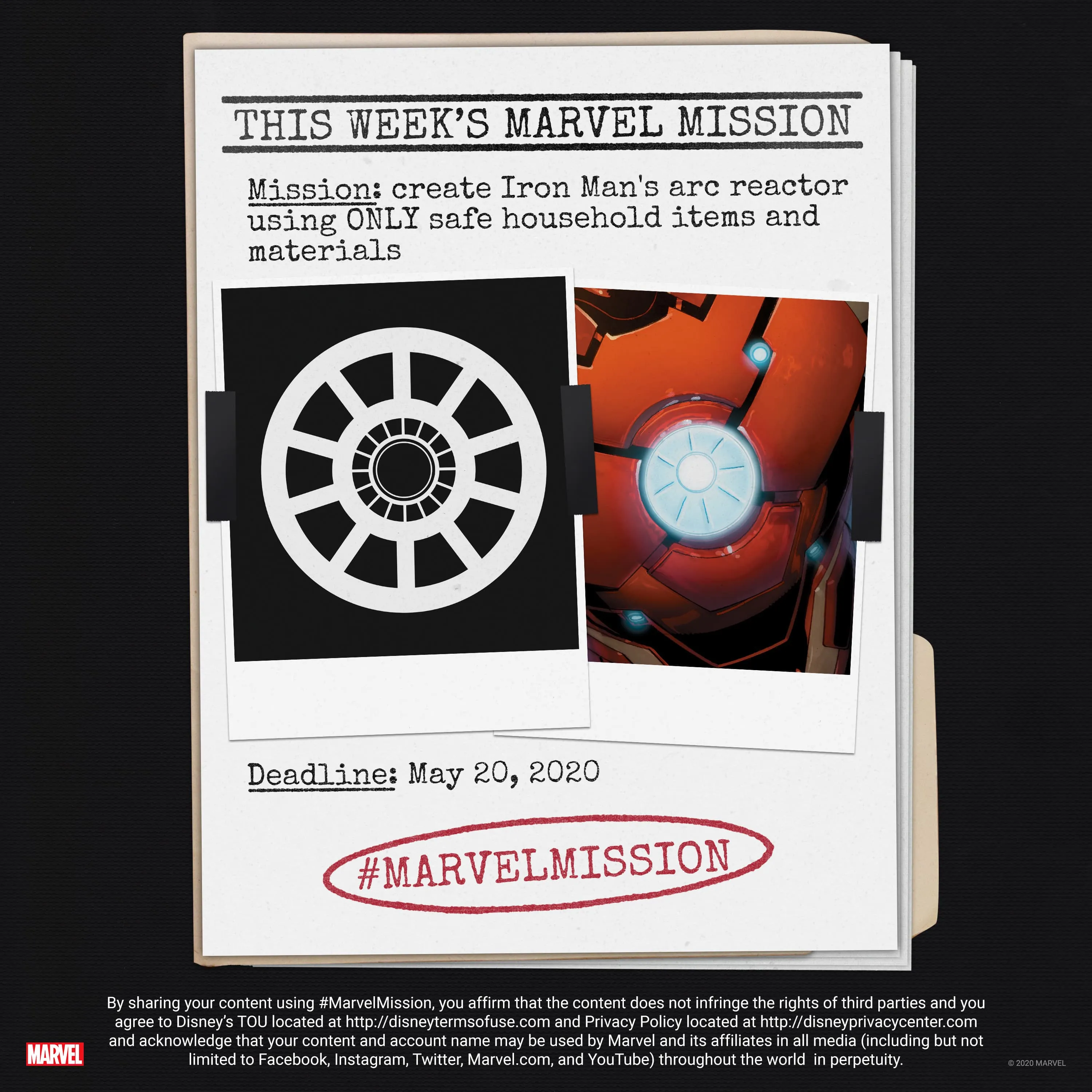 Marvel公式のアーク・リアター工作ビジュアル