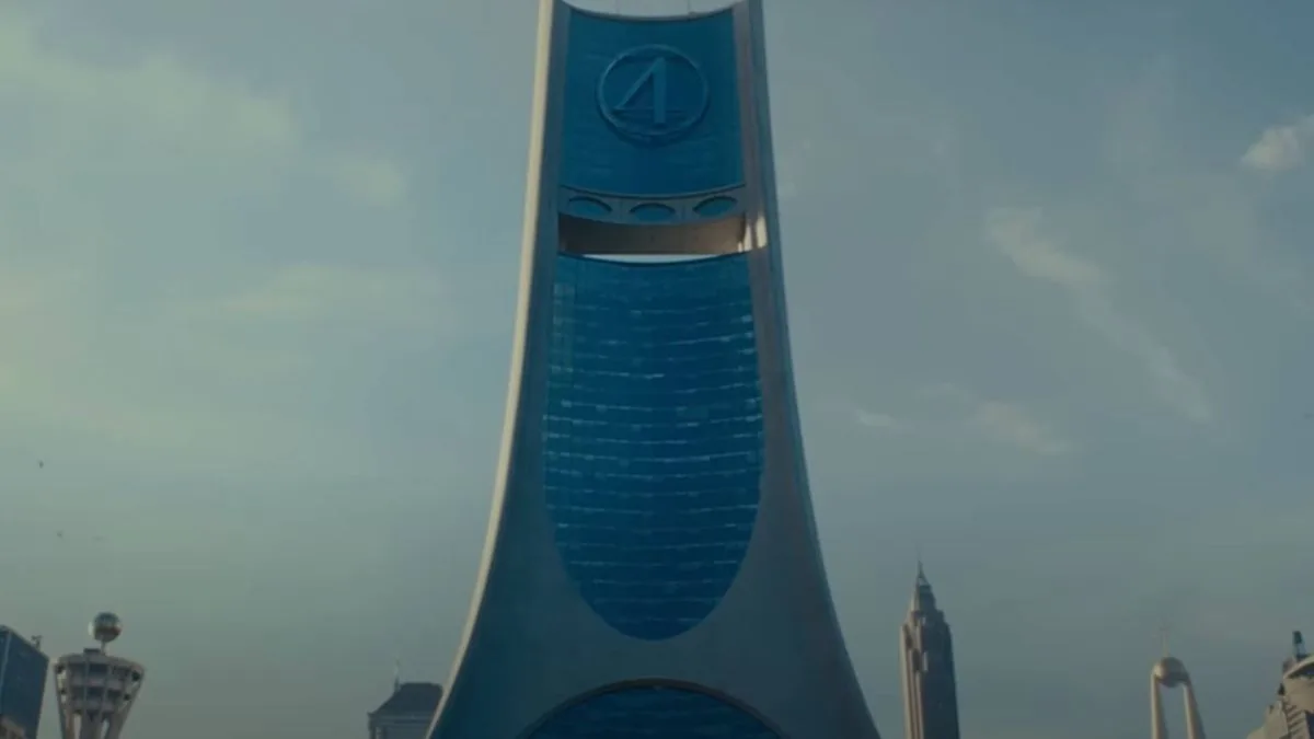 The Fantastic Four First Stepsのバクスター・ビルディング外観