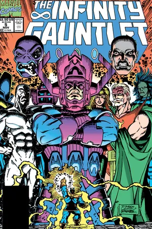 Infinity Gauntlet 3号のMarvel公式表紙