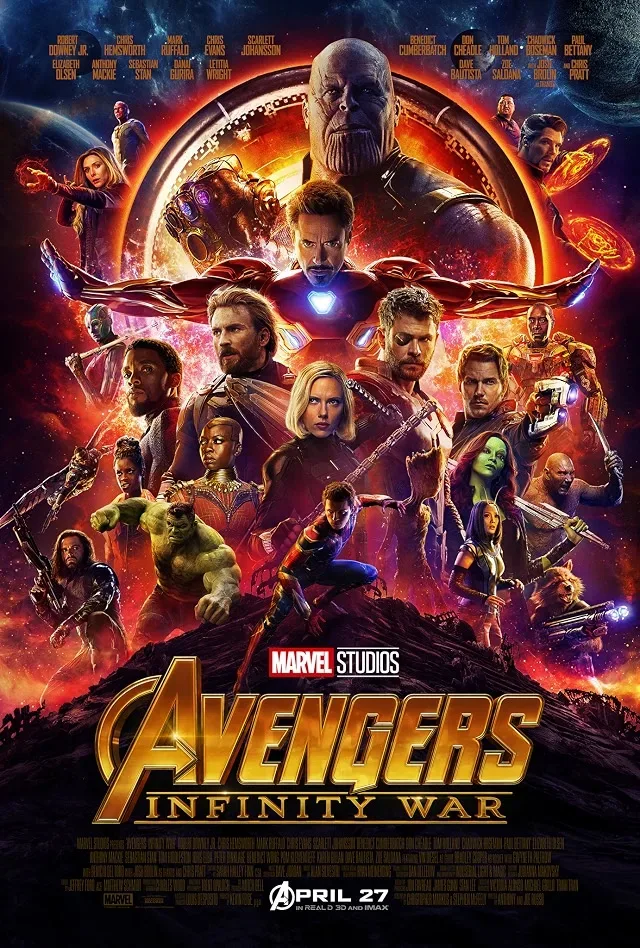 アベンジャーズ/インフィニティ・ウォーのポスター
