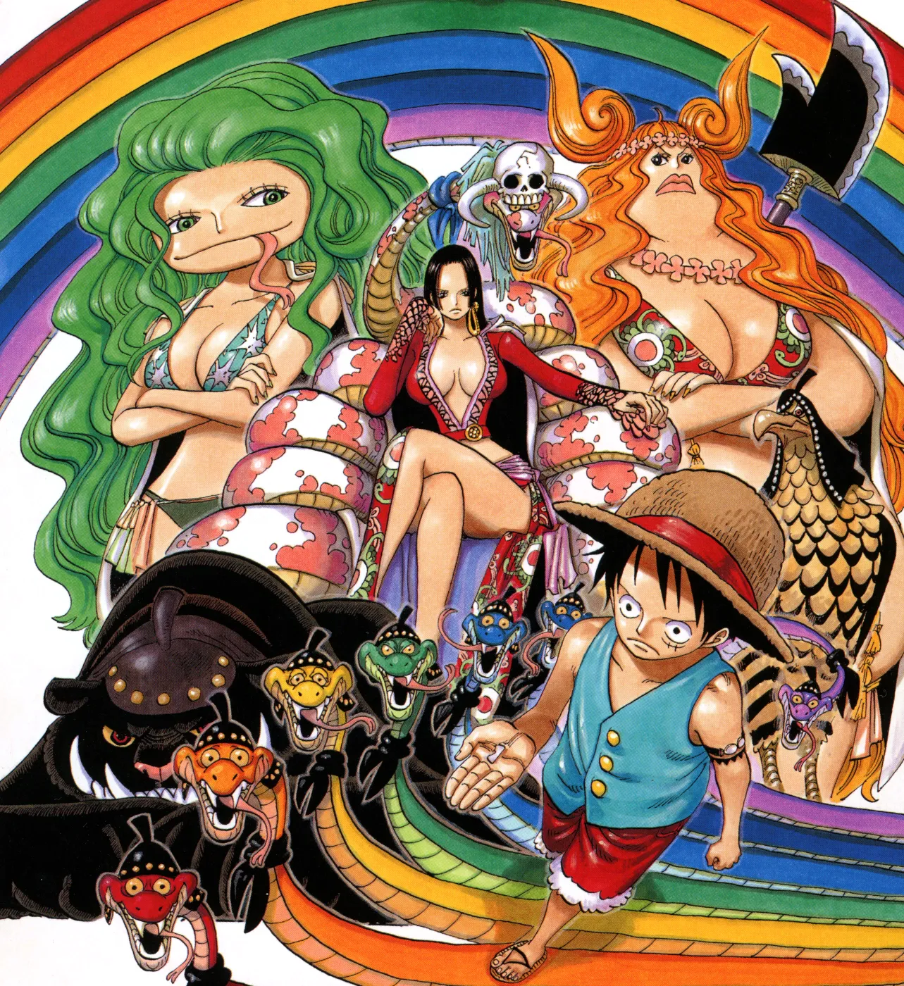 女ヶ島アマゾン・リリー編に関する原作・アニメ・公式資料のビジュアル 1