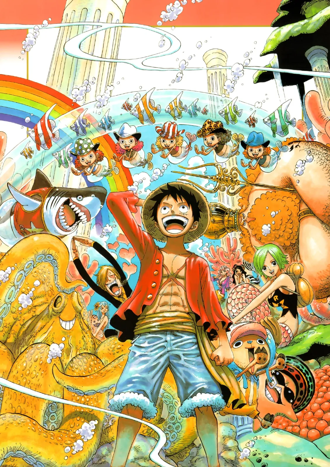 魚人島サガ（再集結編・魚人島編）に関する原作・アニメ・公式資料のビジュアル 1