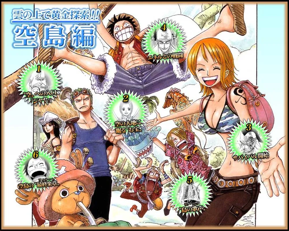 空島編に関する原作・アニメ・公式資料のビジュアル 1